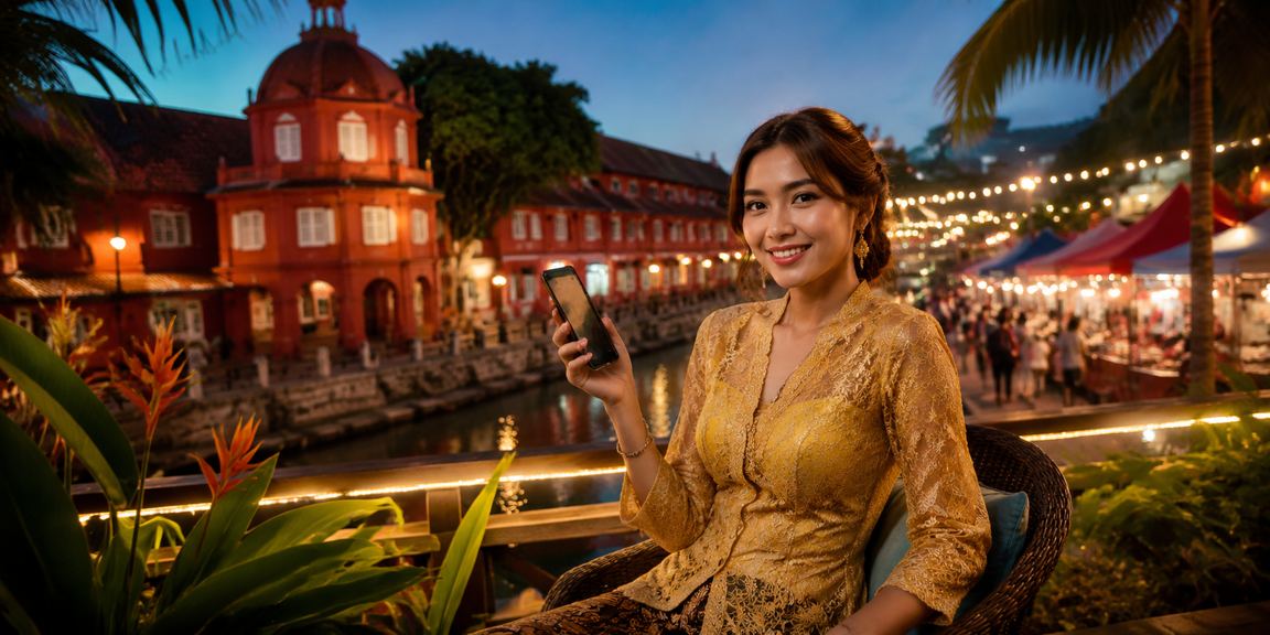 Deposit for 110zr Sports Betting in Melaka featuring traditional attire